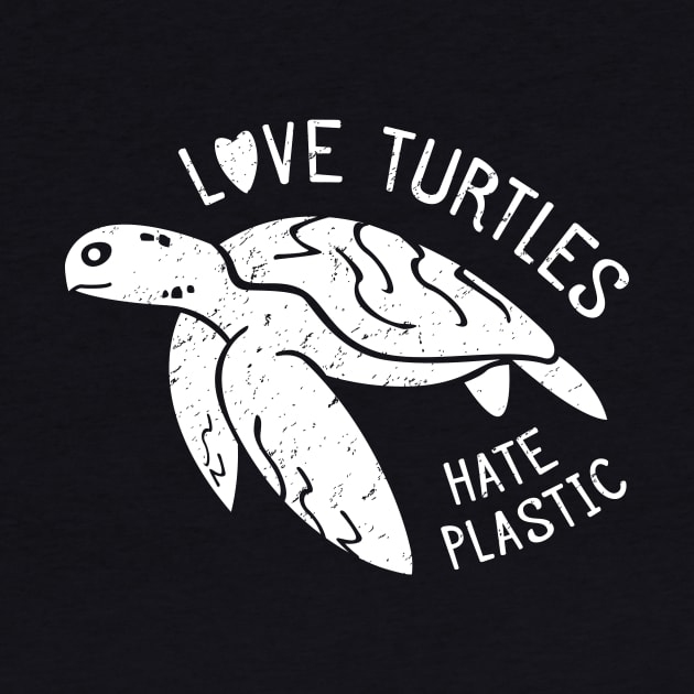 Love Turtles Hate Plastic by bangtees